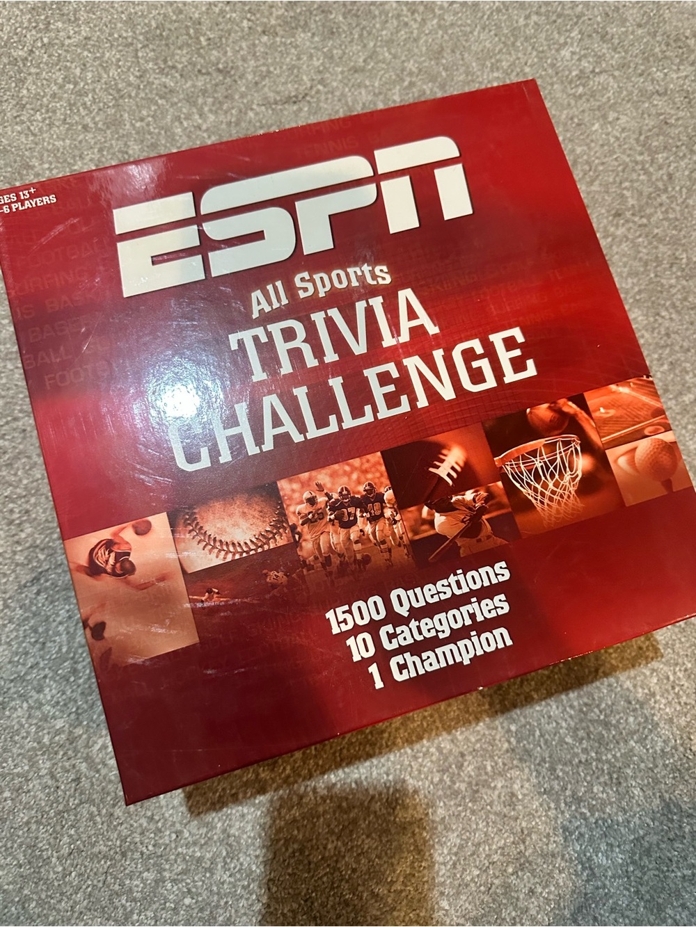 ESPN All Sports Trivia Challenge Card Game